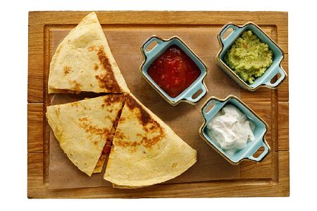 Кесадилья с курицей