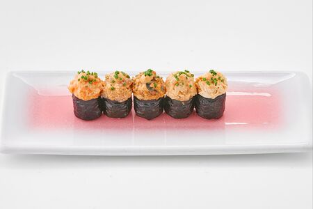 Суши Острая запеченная креветка