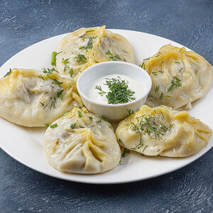 Манты с говядиной