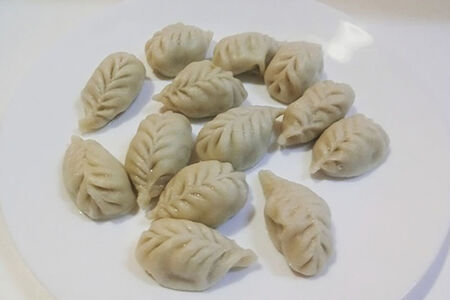 Пельмени со свининой и свежей капустой