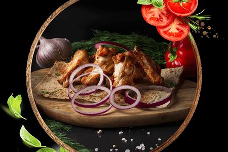 Шашлык из куриной голени