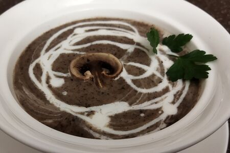 Суп пюре грибной