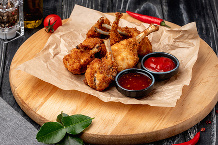 Крылышки в панировке