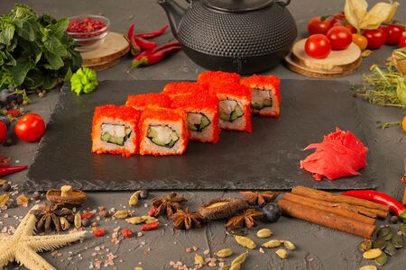 Калифорния с креветкой