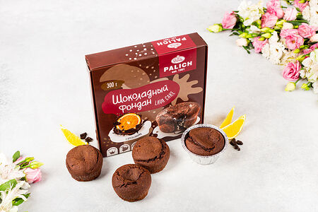 Фондан шоколадный с апельсинами замороженный