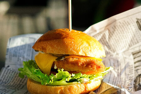 Авторский чикенбургер