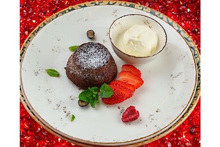 Шоколадный фондан