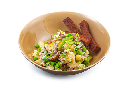 Салат По Ребру со свининой