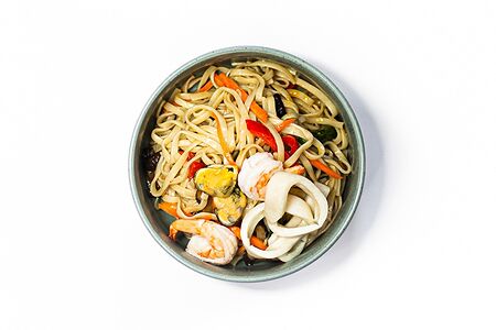 Стеклянная лапша с морепродуктами