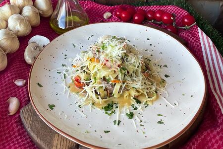 Тальятелле с телятиной