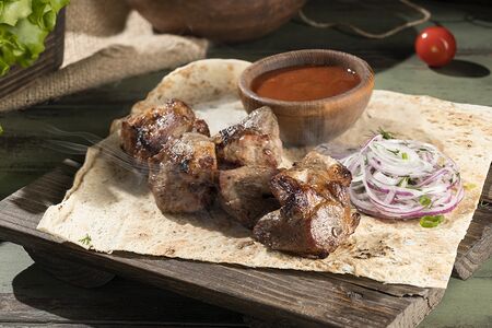 Шашлык из филе бедра индейки