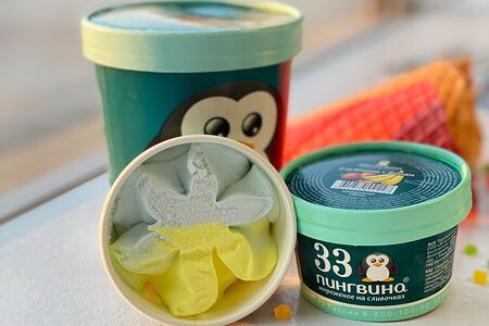 Мороженое Тутти-Фрутти в стаканчике