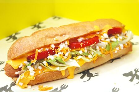 Хот-дог Сырный бум