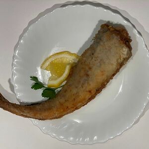 Минтай жареный