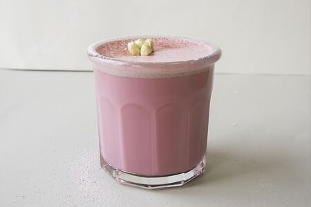 Латте малина-жасмин