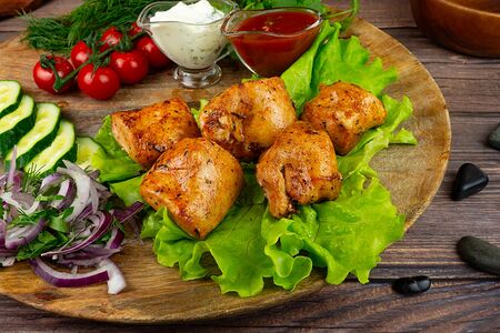 Шашлык из куриной грудки