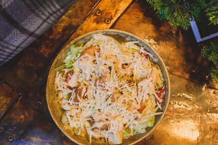 Цезарь с креветками