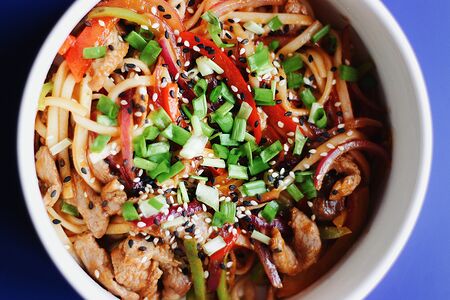 Удон с ягненком