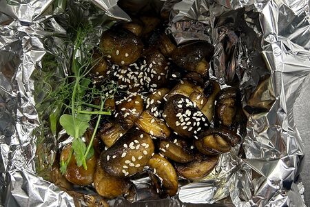 Шампиньоны гриль