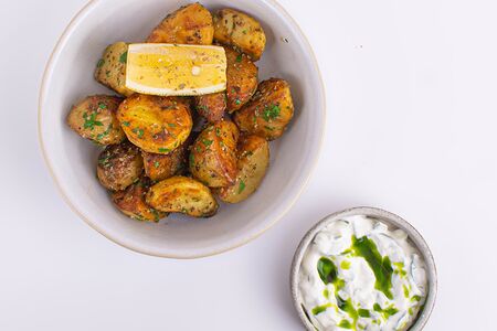 Лимонный картофель