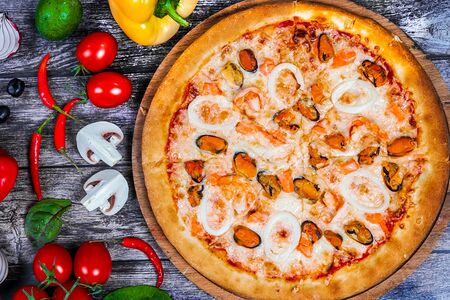Пицца “Дары моря” 31 см