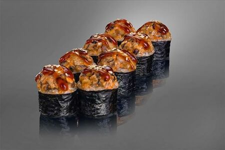 Запеченный ролл грибной микс