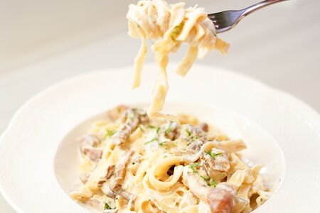 Паста с Лесными опятами