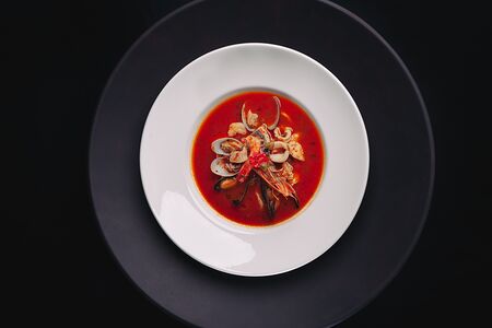 Суп Рыбака с тигровыми креветками