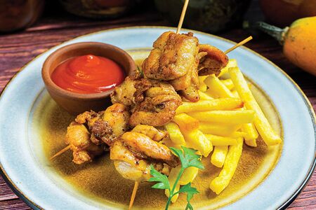 Куриные шашлычки
