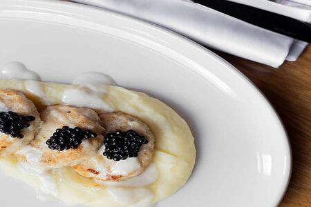 Котлеты щучьи с картофельным пюре