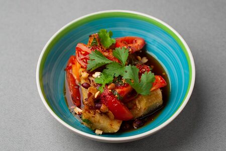 Салат с баклажанами