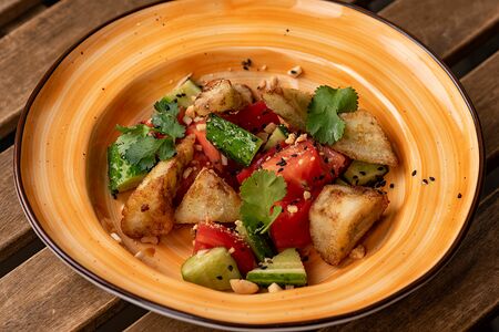 Салат с баклажаном