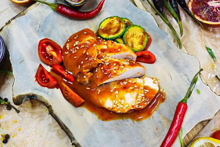 Куриное филе с овощами