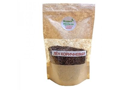Семена льна коричневого
