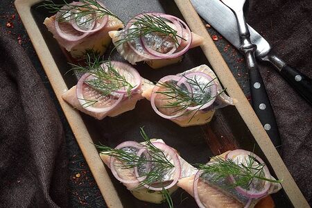 Сельдь с картофелем