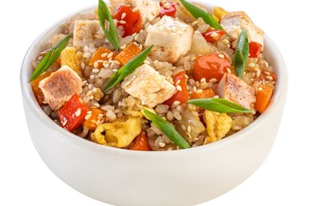 Тяхан с курицей