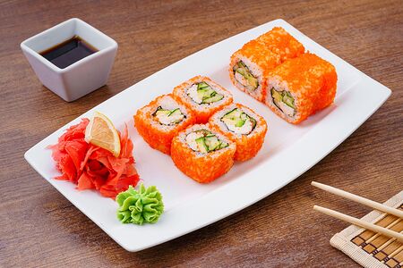 Ролл Калифорния с креветкой