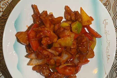 Курица в кисло-сладком соусе