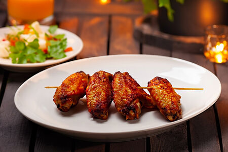 Шашлык из куриных крылышек