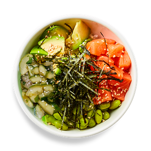 Поке лосось