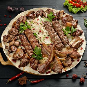 Ассорти из баранины и телятины