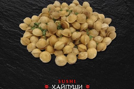 Жареные мини-пельмени