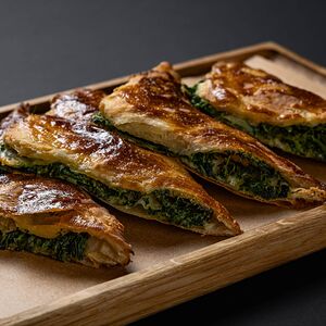 Пеновани со шпинатом и сыром