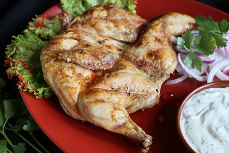 Цыпленок на мангале