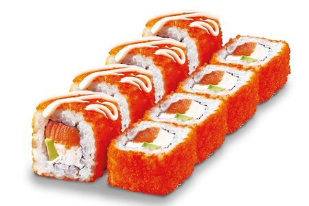 Ролл Калифорния с лососем