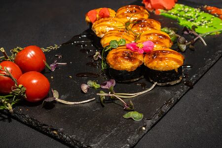 Запеченный со снежным крабом