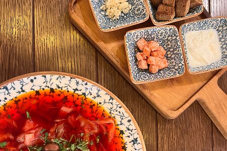 Борщ по-бакински