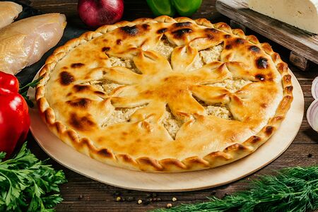 Пирог с курицей и сыром Халяль L