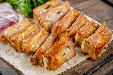 Шашлык из баранины семечки