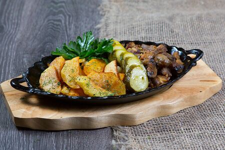 Сковородка по-деревенски